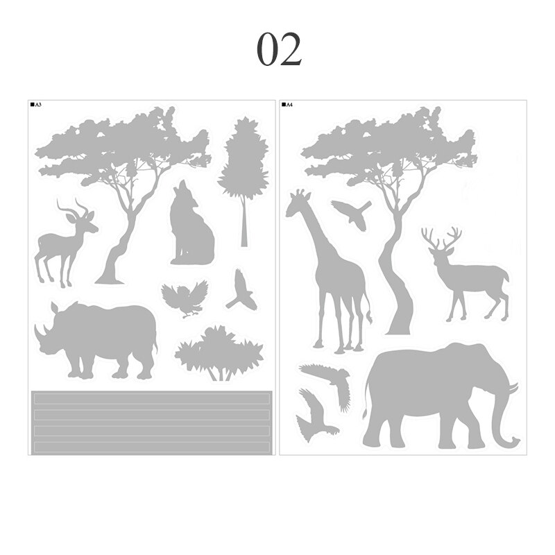 1PC Butterfly Plant Animal Pattern Stickers Transparent Window Alert Decals Bird Anti-Collision DIY Modern Home Decor: 2