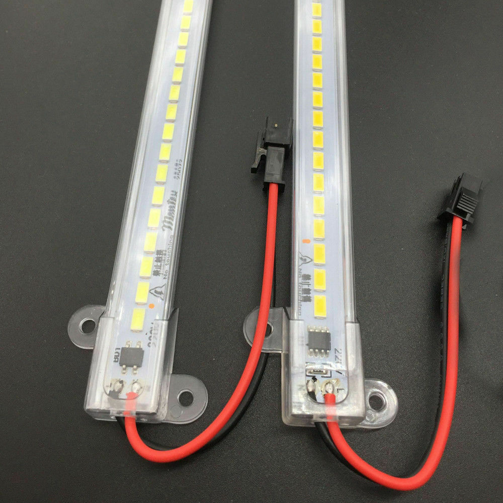 LED Leuchtstoffröhre AC 220V 30 cm/40 cm Hohe Helligkeit Nacht Bar 2835 Streifen Energiesparende Display lampe für Home Küche Schrank