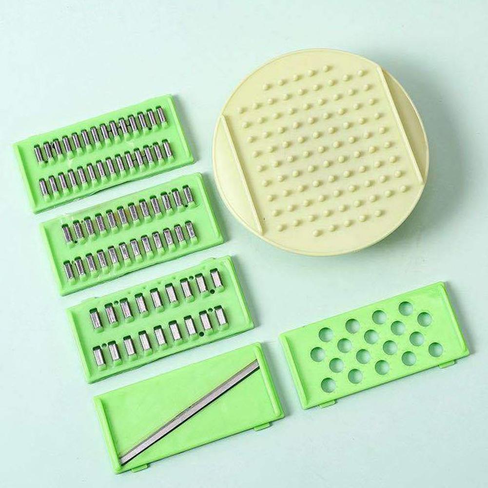 6Pcs 9-In-1 Multifunctionele Snijplanken Snijplank Fruit Groente Slicer Kit Voor Keuken