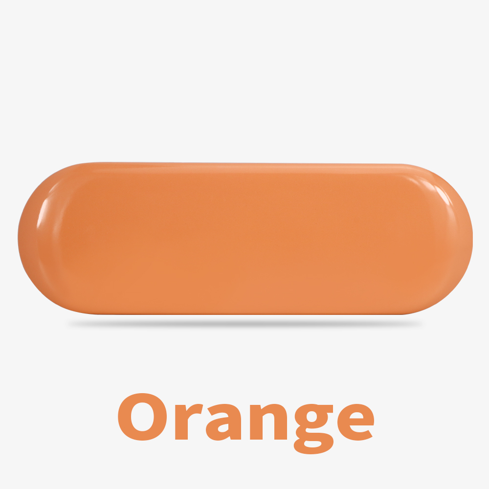 1 pz custodia per pinzette per ciglia materiale in banda stagnata facile da trasportare doppia protezione scatola di colori di diverse dimensioni fornitore di strumenti: Arancione