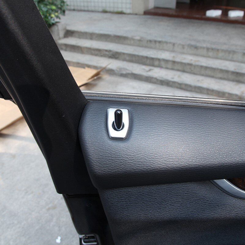 ABS Matte Chrome Car Door Lock Cover Trim For BMW X5 f15 For X6 f16 Car Styling Accessories Stickers