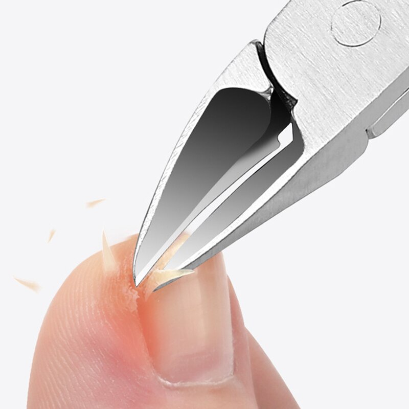 Pinza de acero inoxidable para uñas encarnadas, tijeras para quitar la piel muerta de La paroniquia, herramienta de pedicura