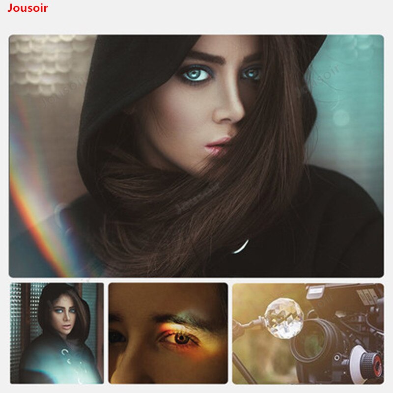 DIY Photography Crystal Ball Optical Glass Magic Photo Ball with 1/4'' Glow Effect Decorative Photography Studio Accessories