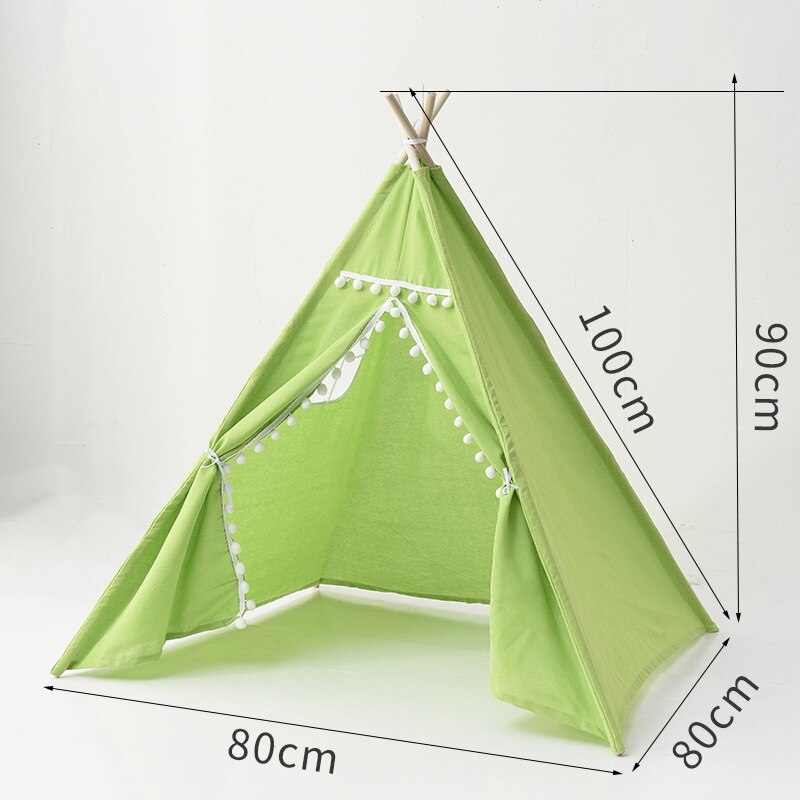 Kind Tent Teepee Tipi Voor Kinderen Draagbare Speelhuis Voor Meisje Cabana Jongen Tenten Kid Tent Meisje Spelen Kamer Infantil kids Tent