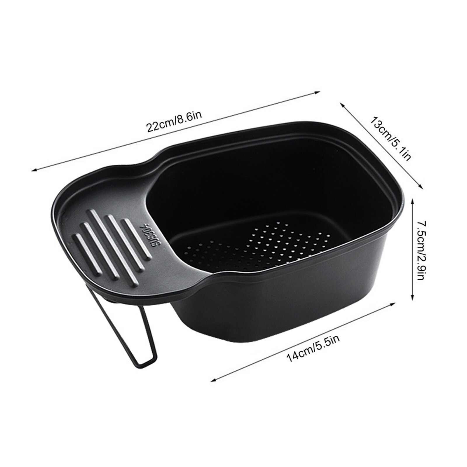 Gootsteen Afvoer Mand Gootsteen Zeef Vergiet Afvoer Mand Multifunctionele Zadel-Vormige Rvs Zeef: Style B