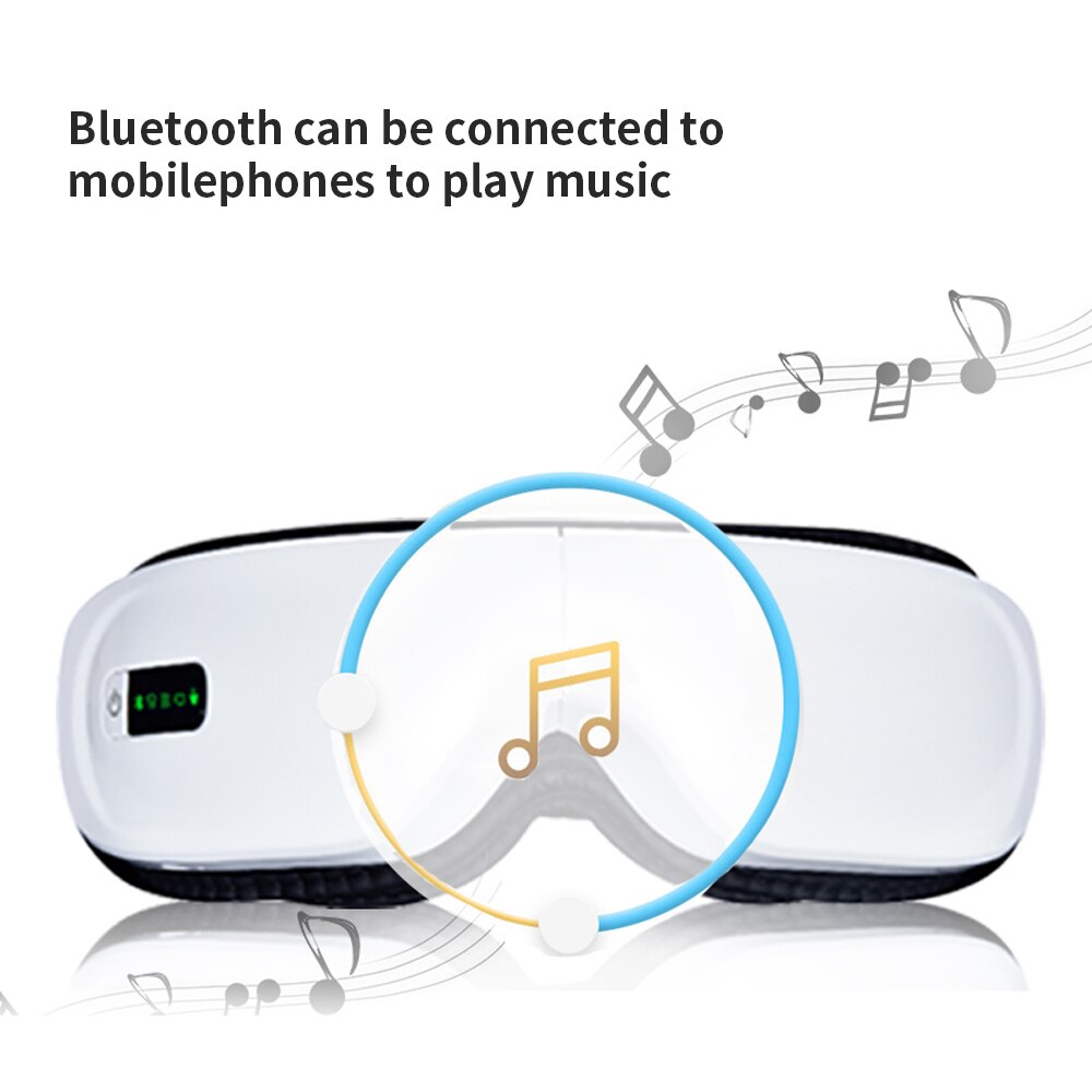 Elektrische Trillingen Bluetooth Eye Massager Eye Care Apparaat Rimpel Vermoeidheid Verlichten Trillingen Massage Compressanti Donkere Cirkel