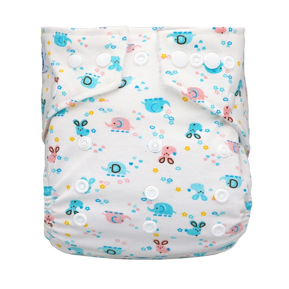 3pcs/Lot Cotton Nappy Soft Comfortable For Baby Cloth Diapers Waterproof Newest Prints Cotton Diapers Pocket Nappy Covers 3-15KG