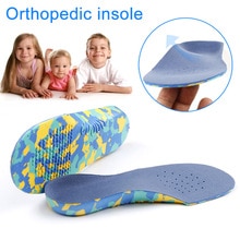 1 par børn flade fødder bue støtte indlægssåler ortotiske ortopædiske sko indsatser bue støtte indersål smertelindring sportssko pad
