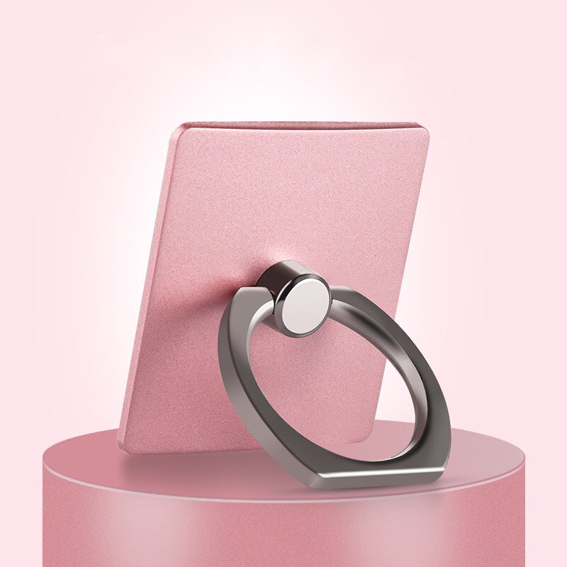 Soporte de anillo de Metal para el dedo para iPhone, soporte de Metal para el dedo de gato rosa, flor bonita, para iPhone 7, 8 Plus, X, XS, XR, XS, Max, 6, 6S: 02