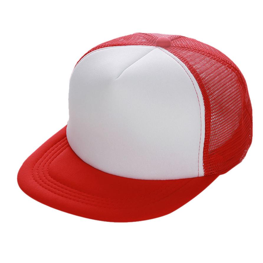 Hip hop flad hat justerbar mesh åndbar patchwork fuld hætte til mandlige og kvindelige gorras planas snapback  #bl5: Rød
