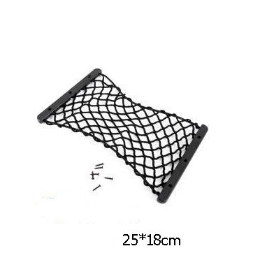Bil-styling bagagelucka förvaring nätficka väska för kia ceed mohave optima carens borrego cadenza picanto shuma: C typ 25 x 18cm