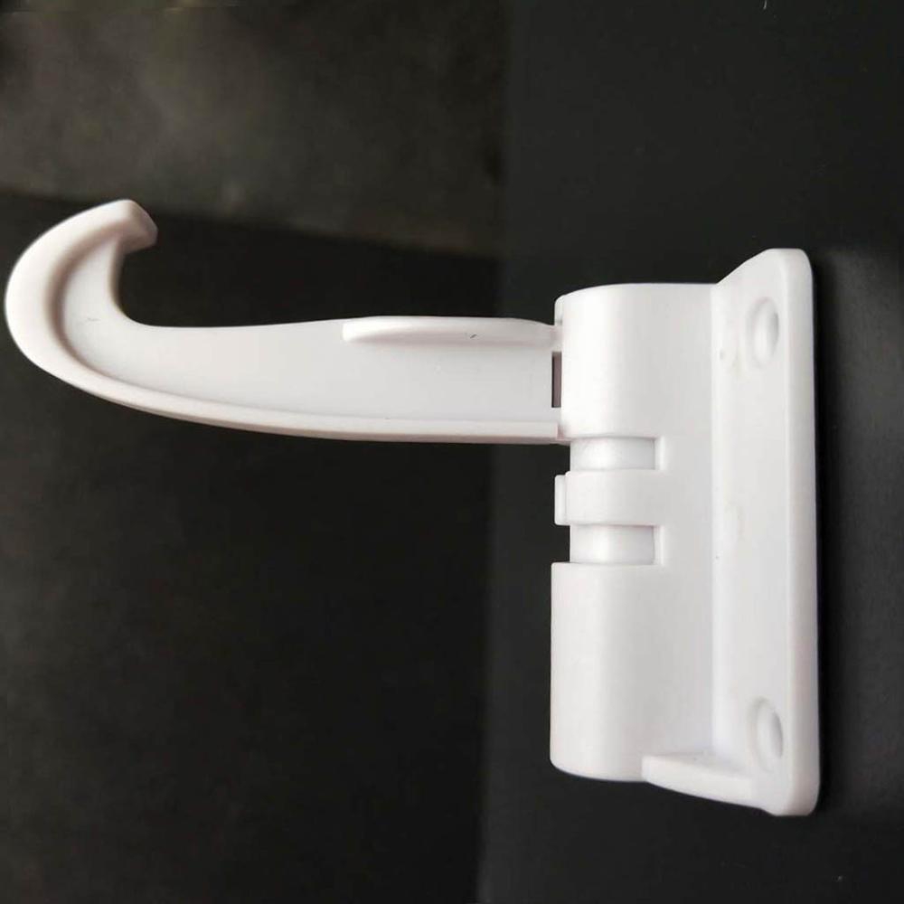 Cabinet Lock Protection Of Children Safety Adjustable Plastic Door Drawer Lock protection For Invisible Kids Security White #15F