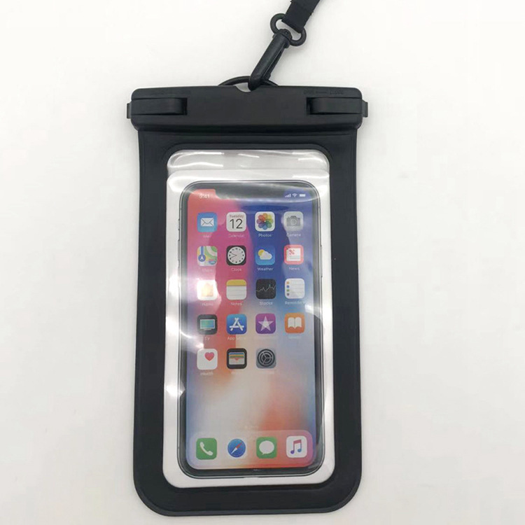 IP68 Universal- Wasserdicht fallen Für iPhone 11 Profi Max 7 8 Plus Samsung A51 A71 S20 Ultra Abdeckung wasserdicht tasche praktisch Tasche: Schwarz