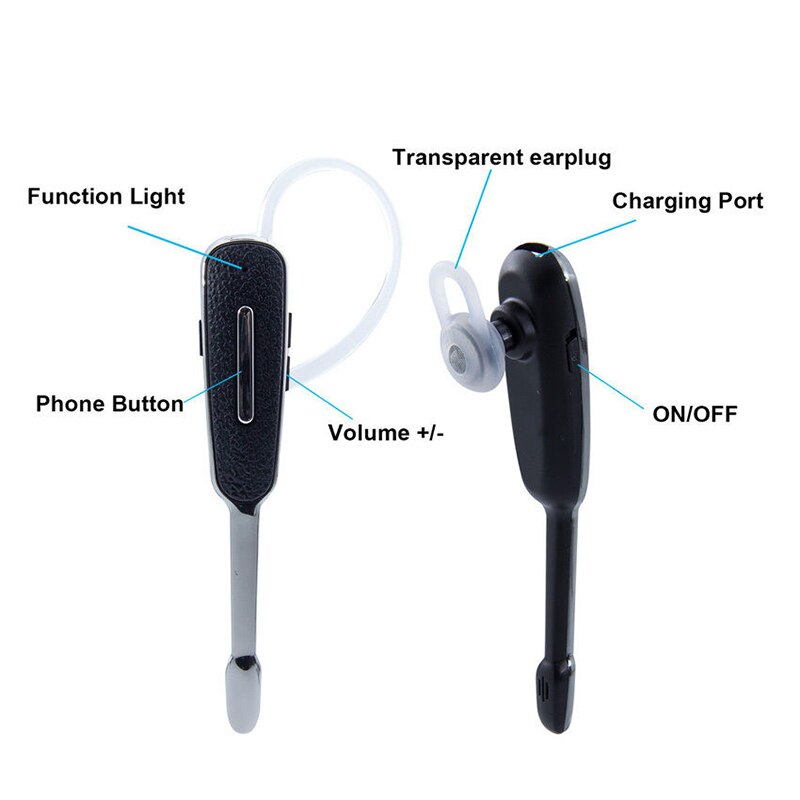 Mini Wireless Bluetooth Earphone Sports Stereo Headphone Leather Business Headset Noise Reduction Headphone Portable Audio