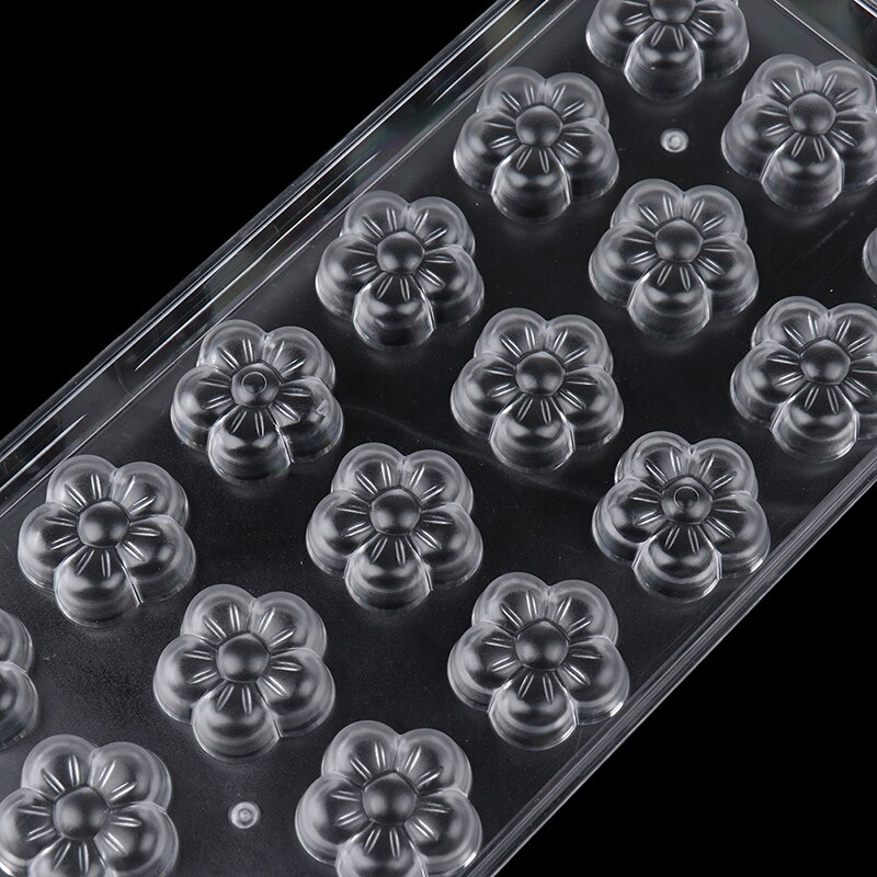 3D Polycarbonaat Chocolade Mallen Chocolade Candy Bars Mallen Lade Polycarbonaat Plastic Vorm Bloemen Bakken Gebak Bakkerij Gereedschap