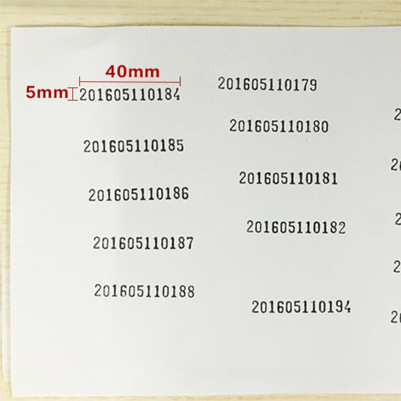 Number Machine 12 Position Automatic Numbering Machine Into The Number Coding Page Chapter Marking Machine Digital Stamp
