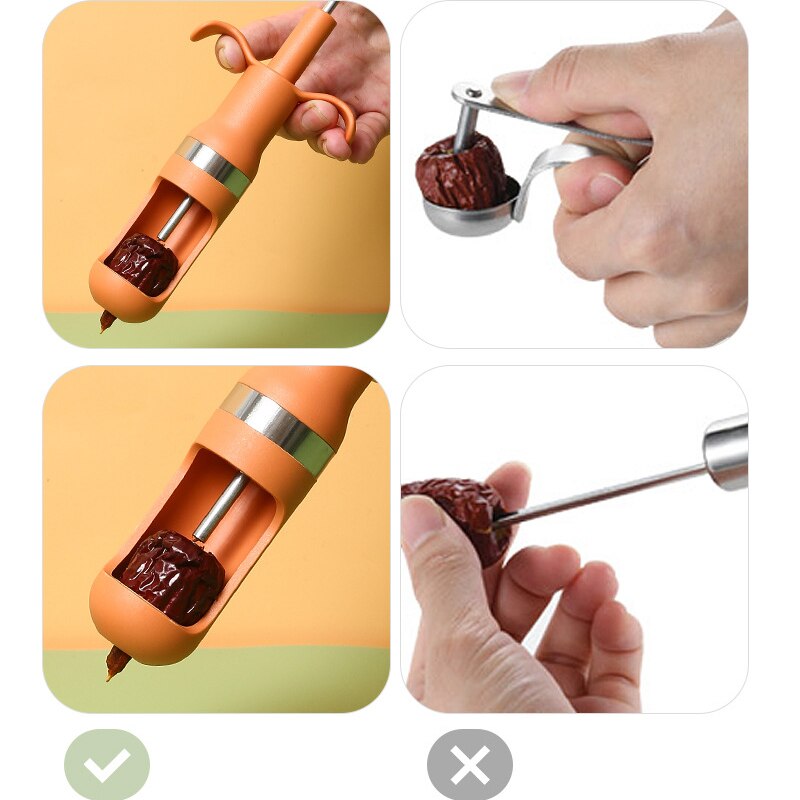 Extracteur de graines de cerise Jujube, Date rouge, Olive, Machine, Gadgets de cuisine, fournitures, outils de fruits créatifs, accessoires de cuisine