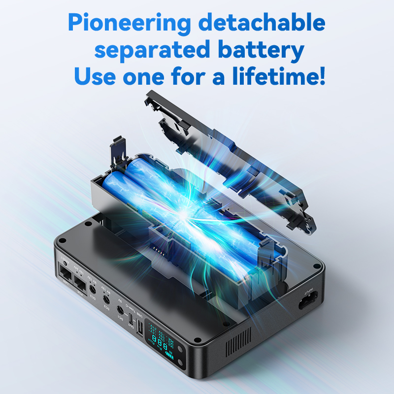 18000 mAh 10400 mAh USV-Backup-Batterie DC 5 V 9 V 12 V unterbrechungsfreie Stromversorgung Router-Überwachung Mobile Power Bank mit Batterie