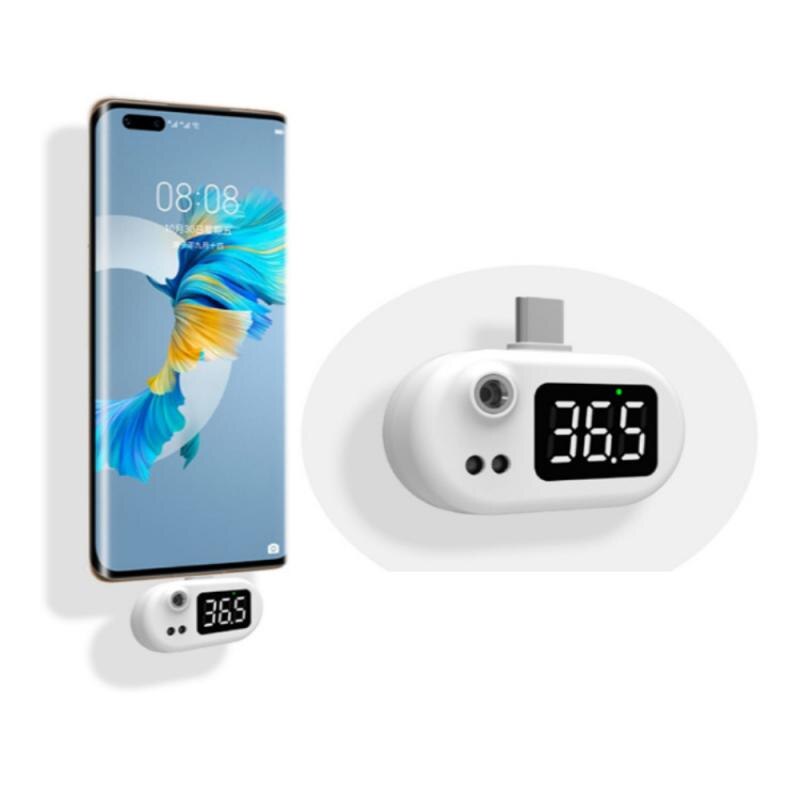 USB typ C i mikro-usb Jacek termometr mini telefon komórkowy termometr na podczerwień robić Samsung Huawei Xiaomi