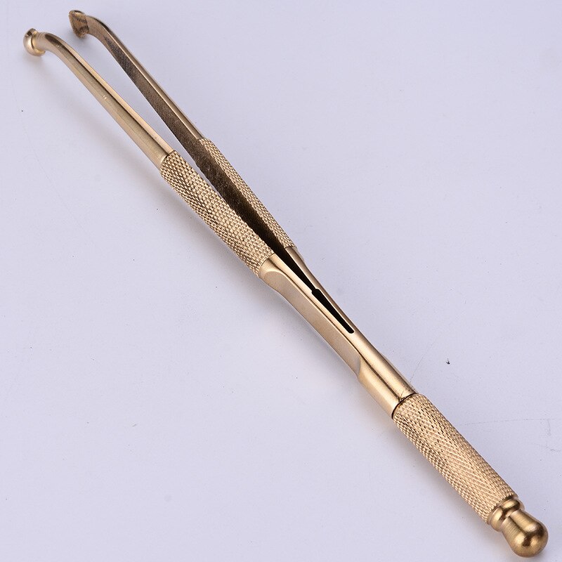 High-Grade Pure Copper Tea Clip Tea Needles Cutters Tweezer Tools Tea Clip Chinese Kung Fu Tea Teaware Kitchen Accessories: Color7