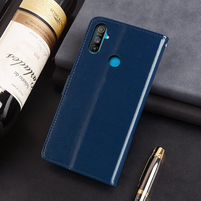 Wallet Case For Realme C3 Flip Leather Cover For OPPO Realme RMX2020 Phone Case Funda Capa Coque