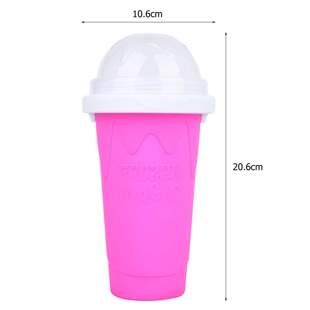 Taza para hacer batidos caseros, máquina para hacer helados, botella mágica de enfriamiento rápido para el hogar: Rose Red