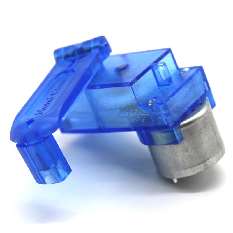 Blau transparent 310 Hand Kurbel Generator für 3V Kleine Motor-, beleuchtung LED Lampe Perlen Dynamotors Fan Modell Spielzeug Zubehör Lehren
