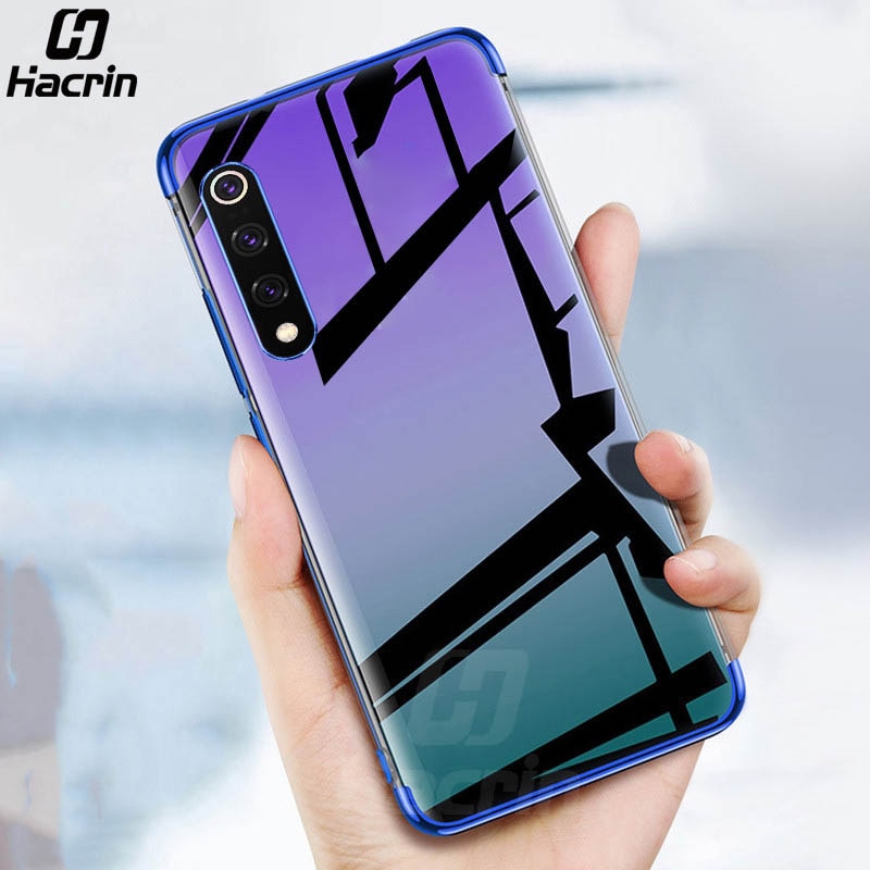 Voor Xiao mi mi 9 case mi 9 se cover transparant PLATING Case Voor Xiao Mi Mi 9 mi 9 SE 9t pro Case Cover Soft Silicone Bumper Cover