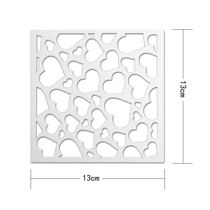 Xindojuz 16 stuks geometrische stencils voor ambachten