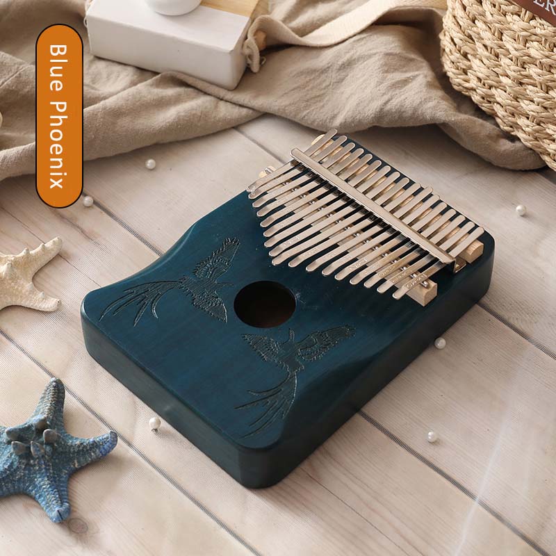 Kalimba 17 Keys Thumb Piano Handguard Wooden Mahogany Body Musical Instruments Kalimba Piano Music Box