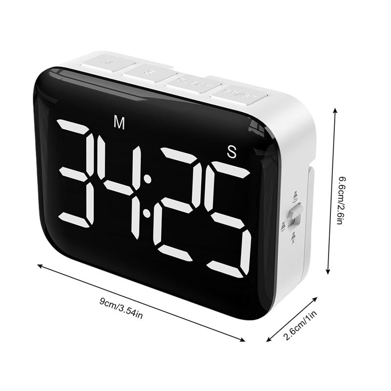 Cooking Grilling Digital Timer Desktop Studying Yoga LCD Countdown Alarm 99 Mintues 59 Seconds Kitchen Gadget Home Supplies: Default Title
