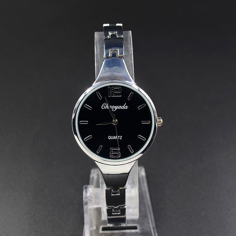 Mode Polshorloge Vrouwen Meisje Prachtige Metalen Legering Band Quartz Armband Horloges 910