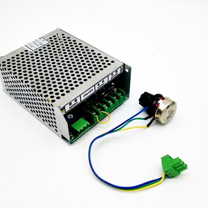 DC 500W Air Cooled Spindle Motor ER11 Chuck 0.5KW Spindle Motor + 52mm Vlamps + Power Supply Speed Governor For CNC Spindle: Power Supply