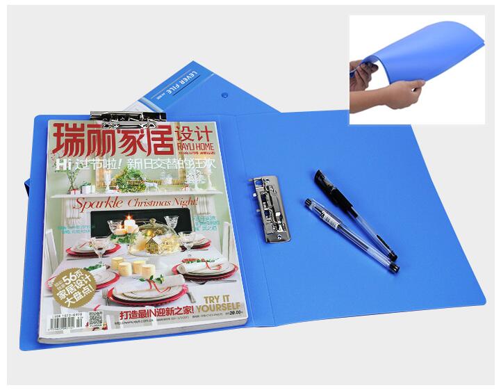 Organiseur de bureau bureau classeur à levier classeur à anneaux 5 couleurs grand deux trous rangement de Documents