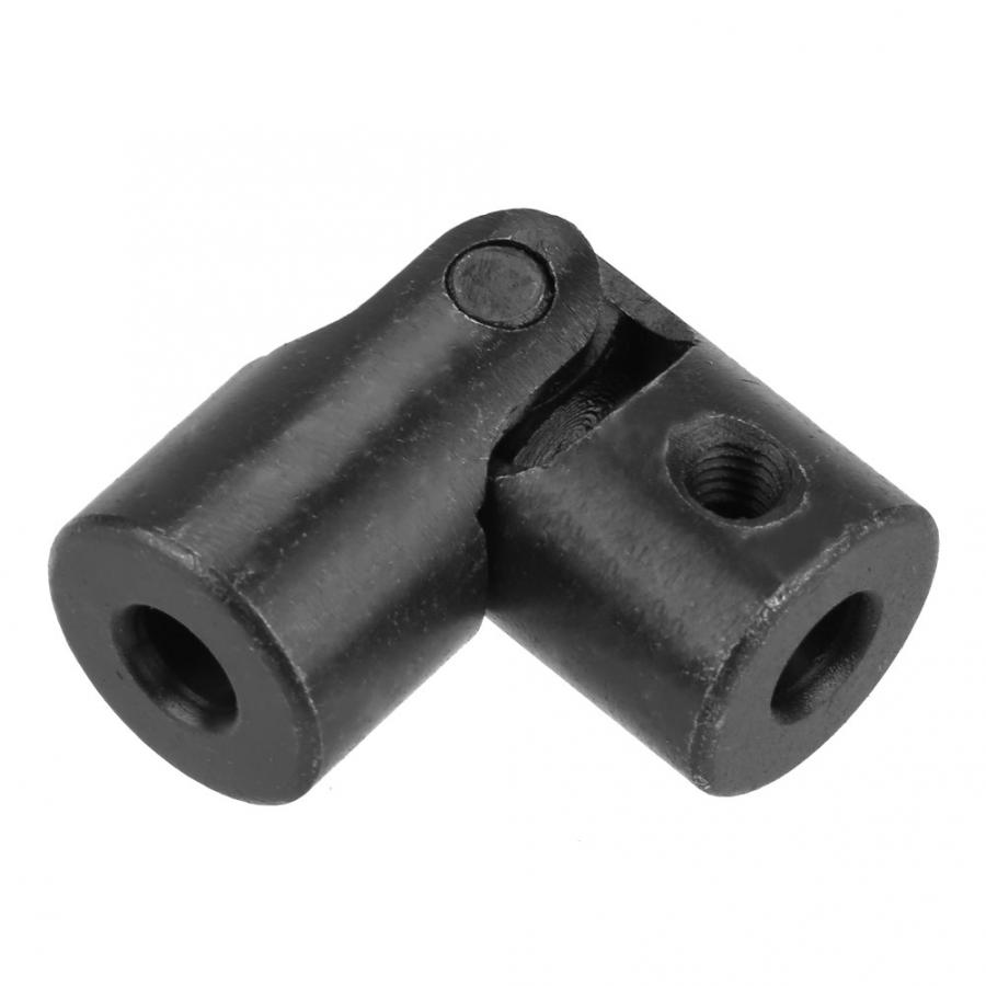 Motoforti 3/4-36 Spline X 3/4" DD Steering U-Joint Coupler – Black, Greaseable, For Mustang II Power Rack & More