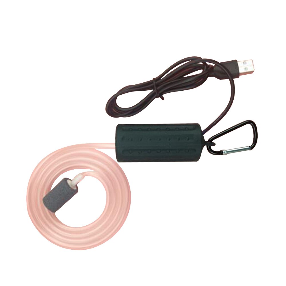 Draagbare usb aquarium vis tank zuurstof luchtpomp dempen energiebesparende benodigdheden energiebesparende benodigdheden aqua terrarium 2