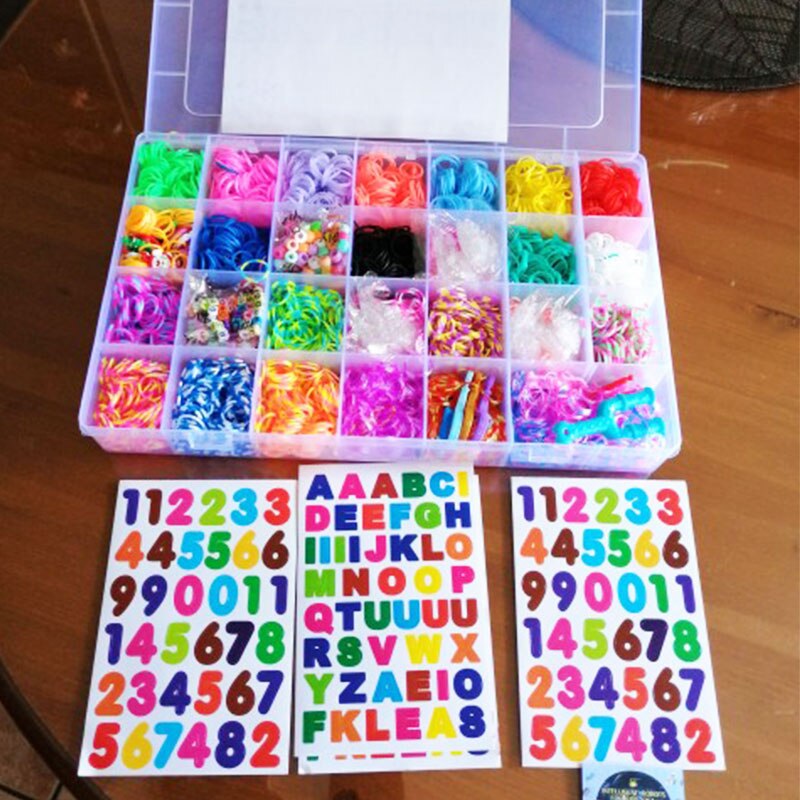 Diy Speelgoed Loom Elastiekjes 10000Pcs Siliconen ... – Grandado