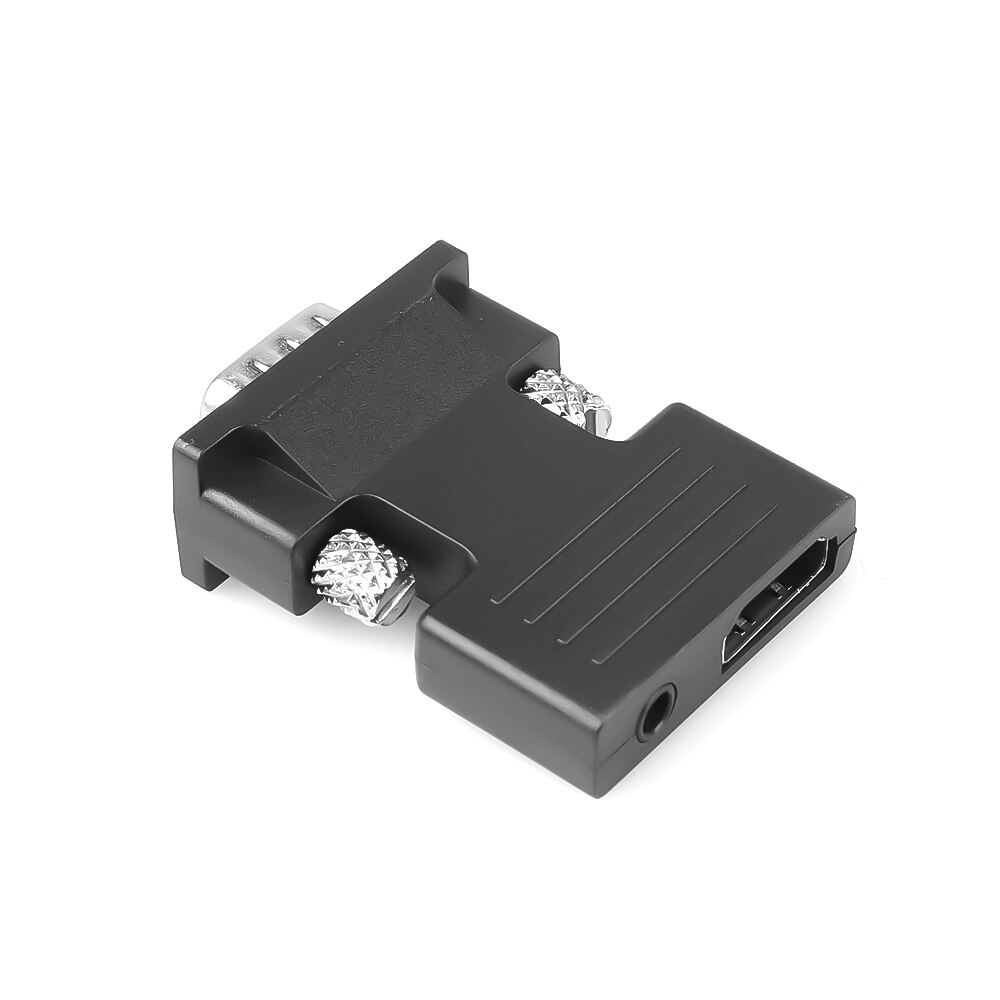 Hdmi-Compatibel Naar Vga Adapter Met Audio Kabel Full Hd 1080P Vrouwelijke Hdmi-Compatibel Mannelijke Vga converter Voor Pc Monitor Dvd