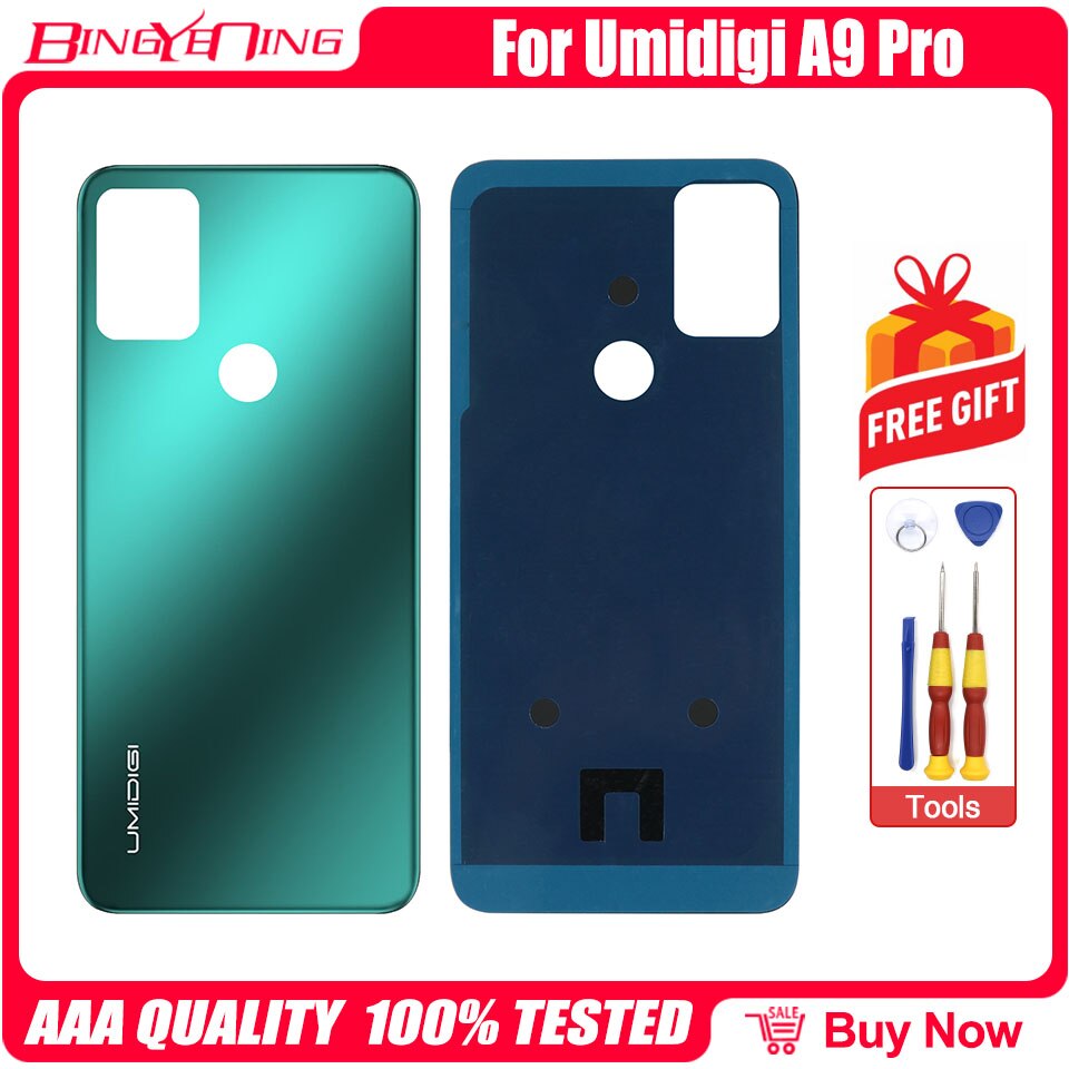 BingYeNing For A5 Pro A7 Pro A9 Pro Battery Cover Back Housing For Umidigi S5 Pro Bison Battery Cover