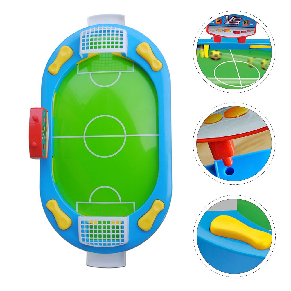 1Pc Mini Tafelblad Voetbal Concurrentie Game Ouder-kind Interactieve Blauw