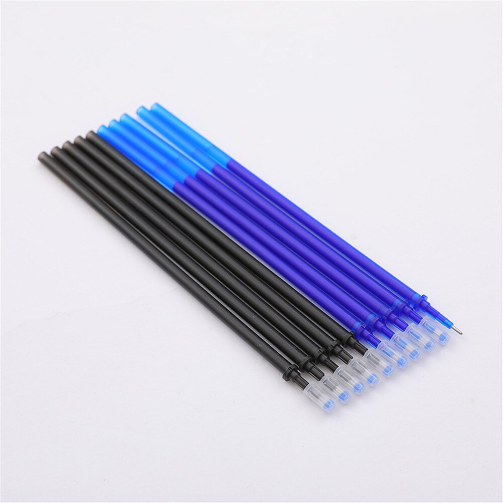 20pcs/set 0.5mm Erasable Gel Pen Refills Red Blue Black Ink Pen Replacement Painting Refills Office Writing Stationery Supplies