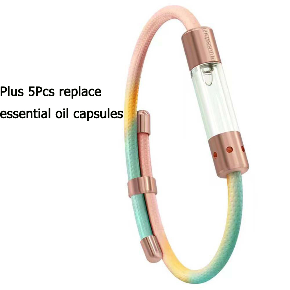 Muggen Armband Natuurlijke Plantaardige Essentiële Oliën Voor Volwassenen En Kinderen Waterdicht En Muggenmelk: Donker Kaki