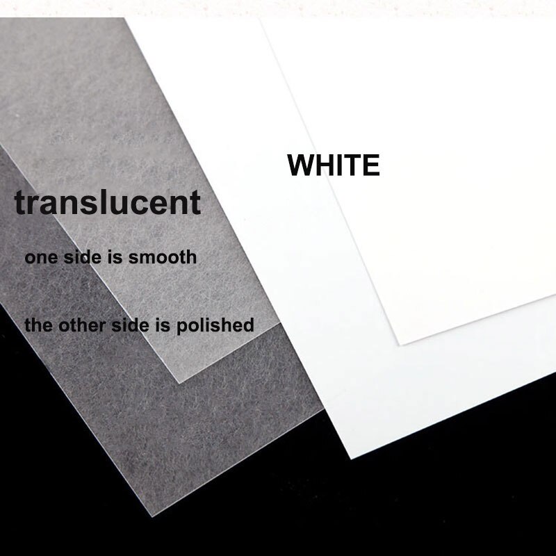 10pcs/lot A4 Printable heat shrink Paper Sheet DIY Art Drawing Tool: translucent