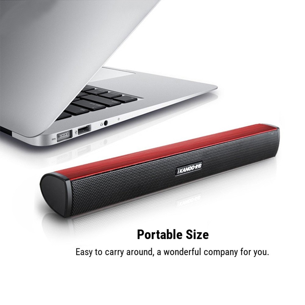 Mini USB Lautsprecher Laptop Subwoofer Stereo Soundbar Loudspeaker for Noteook PC Computer TV