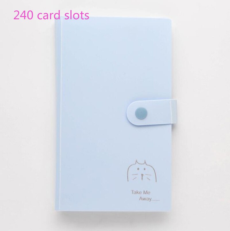 Étui de rangement pour Album Photo, 240 pochettes, carte de nom et d'identité, Protection pour Album Photo, accessoires pour la maison: Light Purple