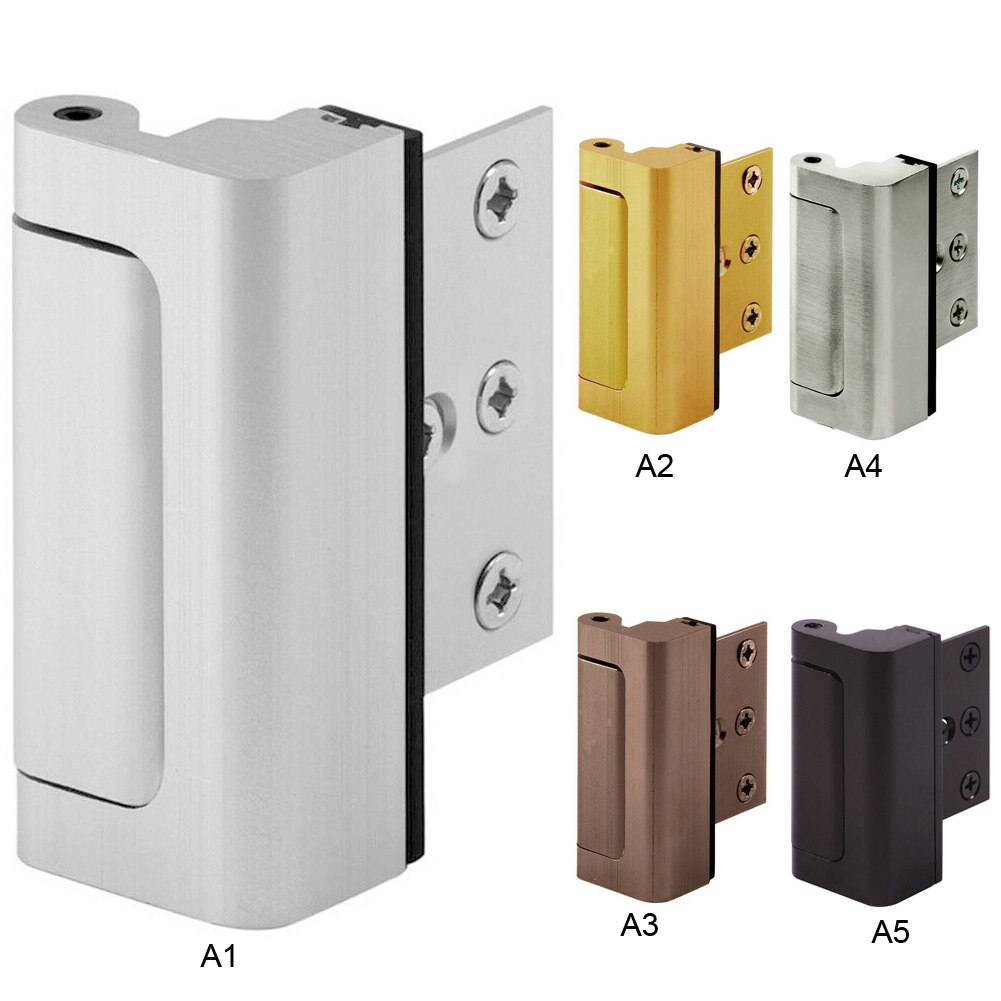 Aluminium Alloy U Door Reinforcement Lock Defender Security Door Stopper