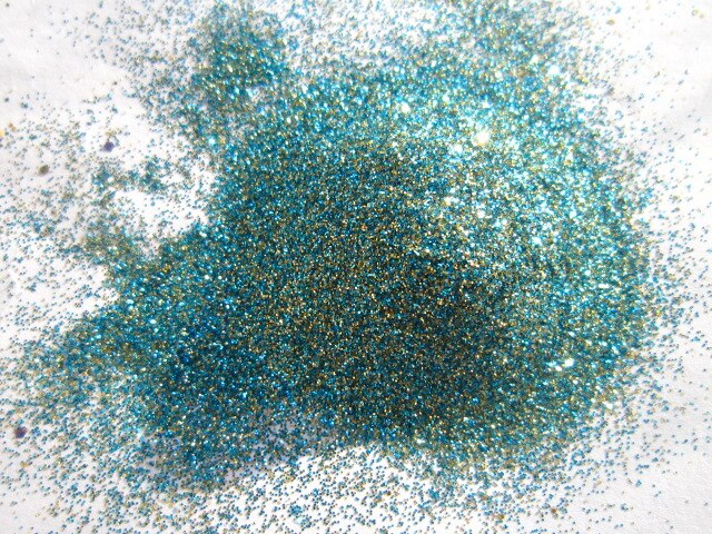 Fijne Blauwe Goud Glitter Dust Mix Voor Versieren, DIY Hars Ambacht, ect G526