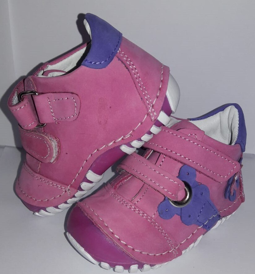 Pappikids 237 ortopædiske læder piger børn første trin sko støvler
