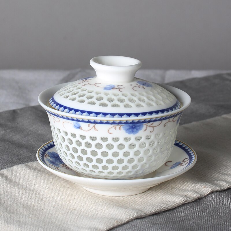 NEWYEARNEW 140ML/160ML Ceramic Tea Tureen Teaware Kung Fu Tea Set Home Decoration Boyfriend Husband Business Love Wedding: G