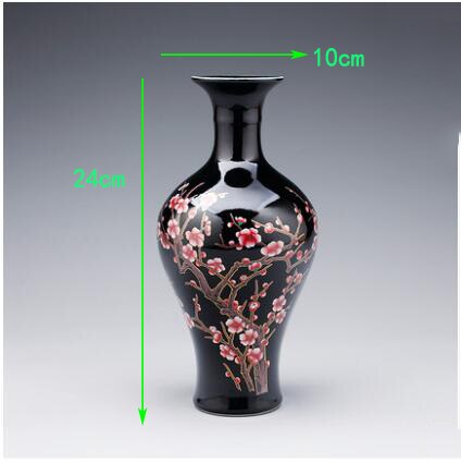 Jingdezhen kinesisk keramik vase ornamenter dekoration hjem stue bord møblering håndværk hotel kontor desktop figurer kunst: Stil 3